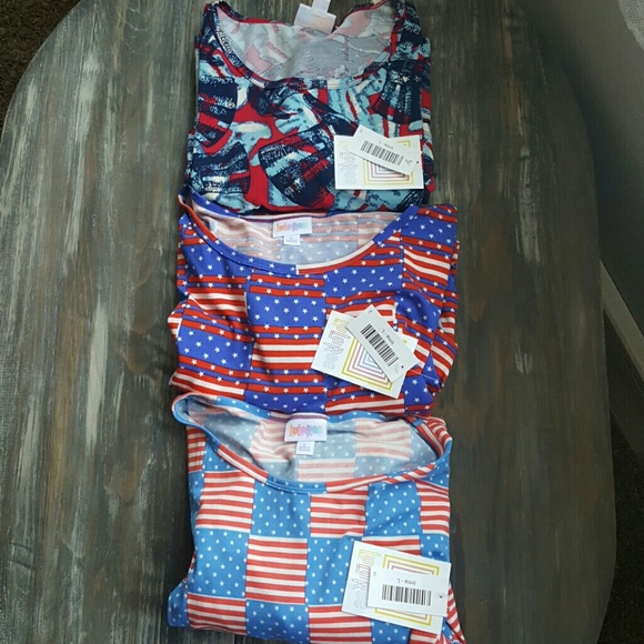 LuLaRoe Tops - Americana IRMA Lot!!
